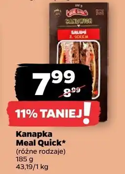 Netto Kanapka Kanapka Meal Quick (różne rodzaje) 185g oferta