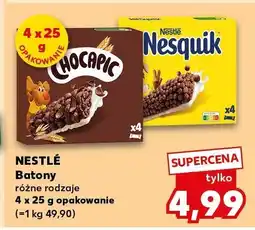 Kaufland Batony, różne rodzaje 4-pak Nestlé oferta