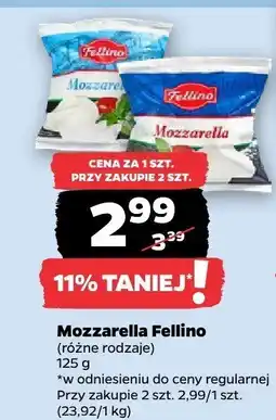 Netto Mozzarella Fellino (różne rodzaje) 125g oferta