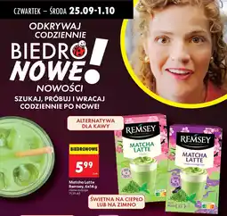 Biedronka Matcha Latte Remsey 6x14g smak czarnego bzu oferta