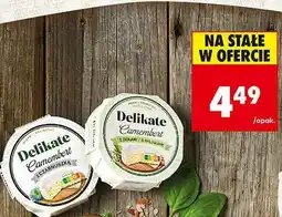 Biedronka Ser Camembert Delikate 120g z czarnuszką oferta