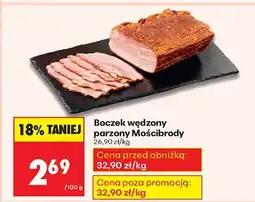 Biedronka Boczek wędzony parzony Mościbrody oferta