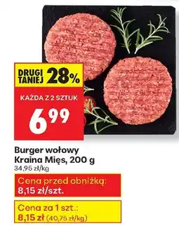 Biedronka Burger wołowy Kraina Mięs oferta