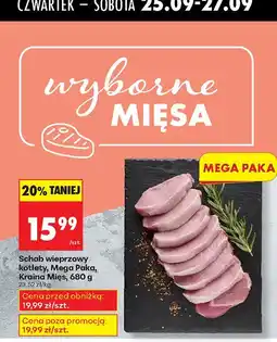 Biedronka Schab wieprzowy kotlety Mega Paka Kraina Mięs oferta