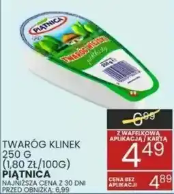 Wafelek Twarożek klinek 250 g PIĄTNICA oferta