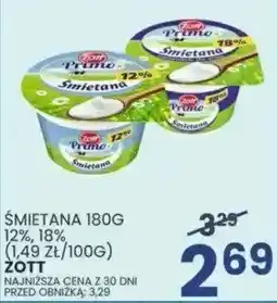 Wafelek Śmietana 180 g 12%, 18% ZOTT oferta
