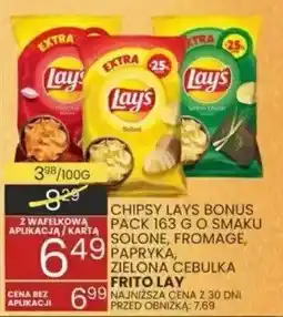 Wafelek Chipsy Lays Bonus Pack 163g solone Frito Lay oferta