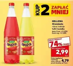 Kaufland Oranżada czerwona Hellena oferta