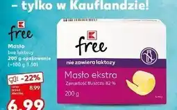 Kaufland Masło ekstra bez laktozy K-Classic Free oferta