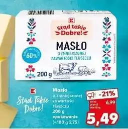 Kaufland Masło 60 % K-Classic Stąd Takie Dobre! oferta