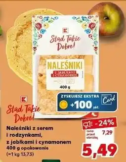 Kaufland Naleśniki z jabłkami i cynamonem K-Classic Stąd Takie Dobre! oferta