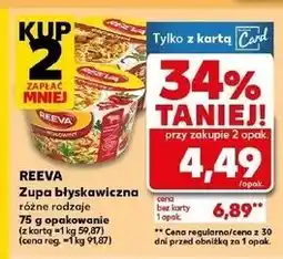 Kaufland Zupa o smaku wołowiny Reeva oferta