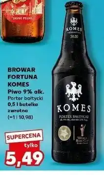 Kaufland Piwo Komes Porter Bałtycki oferta