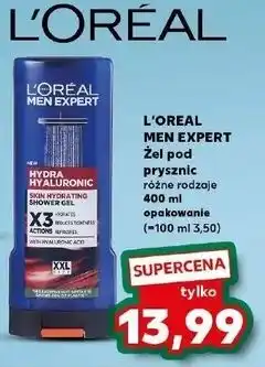 Kaufland Żel pod prysznic L'oreal Men Expert Hydra Hyaluronic oferta