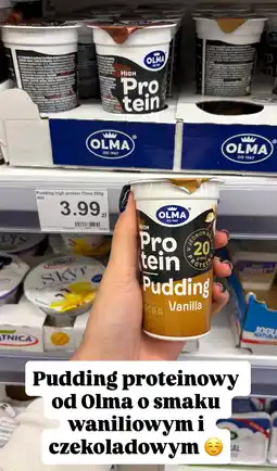 Dino Pudding proteinowy waniliowy 200g Olma oferta