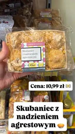 Dino Ciasto Skubaniec z nadzieniem agrestowym Cukiernia P. Chojecik oferta