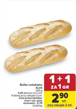 Carrefour Bułka rustykalna KŁOS Kłos oferta