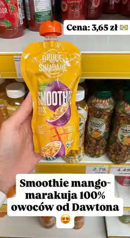 Dino Smoothie mango-marakuja 100% owoców Dawtona oferta