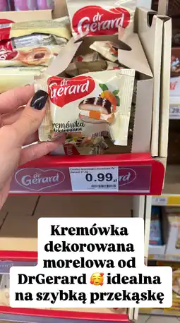 Dino Ciastko kremówka dekorowana morelowa Dr Gerard oferta