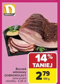 Carrefour Boczek wiśniowy 100g Dobrowolscy oferta