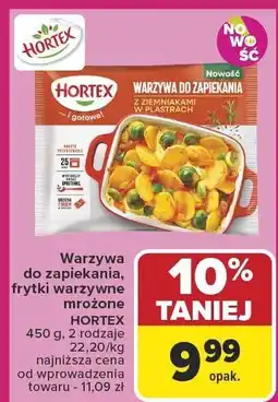 Carrefour Warzywa do zapiekania HORTEX 450g oferta