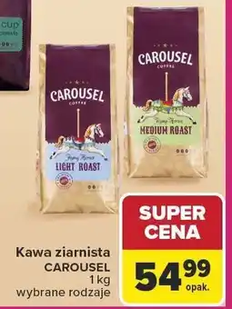 Carrefour Kawa ziarnista CAROUSEL 1kg oferta