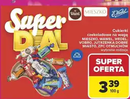 Carrefour Cukierki czekoladowe na wagę Mieszko, Wawel, Wedel, Vobro, Jutrzenka Dobre Miasto, ZPC Otmuchów oferta