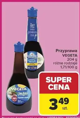 Carrefour Przyprawa Vegeta różne rodzaje 204g oferta