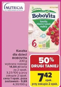 Carrefour Kaszka dla dzieci BOBOVITA 230g Nutricia oferta