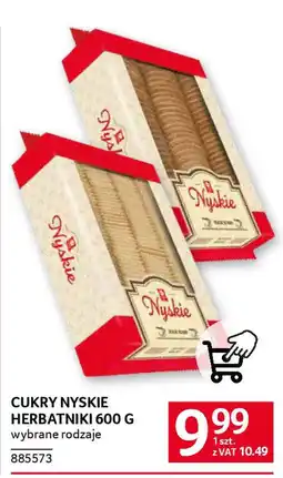 Selgros Cukry nyskie herbatniki oferta