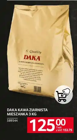 Selgros Daka kawa ziarnista mieszanka oferta