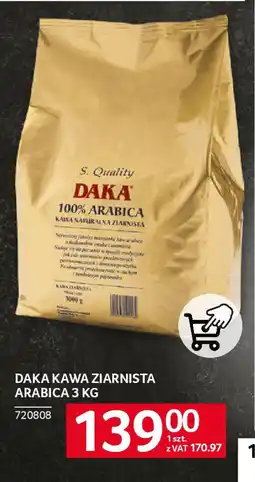 Selgros Daka kawa ziarnista arabica oferta