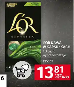 Selgros L'or kawa brazil wkapsułkach oferta