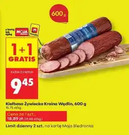 Biedronka Kiełbasa Żywiecka Kraina Wędlin 600 g oferta