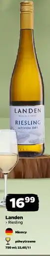 Netto Wino półwytrawne Landen Riesling oferta