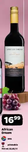 Netto Wino African Dream Medium Sweet oferta