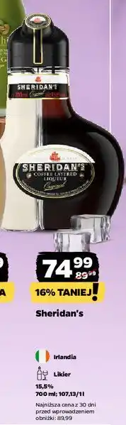 Netto Likier Sheridan's Coffee oferta