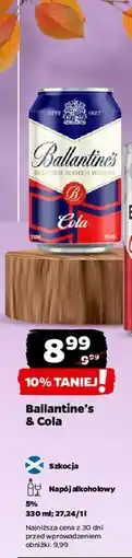 Netto Drink Ballantine's Cola oferta