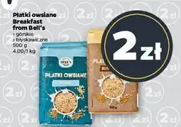Netto Płatki owsiane błyskawiczne Breakfast From Bell's oferta