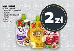 Netto Mus jabłko banan aronia malina + kasza manna Kubuś Drugie Śniadanie oferta