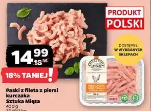 Netto Paski z fileta kurczaka Sztuka Mięsa Netto oferta