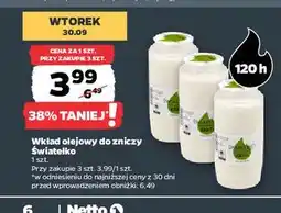 Netto Wkład olejowy 120h Światełko oferta
