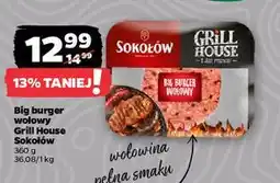 Netto Big burger wołowy Sokołów Grill House oferta