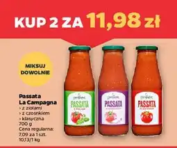Netto Passata z czosnkiem La Campagna oferta