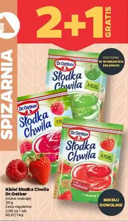 Netto Kisiel truskawkowy Dr. Oetker Słodka Chwila oferta