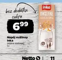 Netto Napój owsiany Inka Owsiane oferta