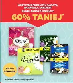 Netto Podpaski ze skrzydełkami rozmiar 4 secure night Always Ultra oferta