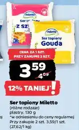 Netto Ser topiony z szynką Miletto oferta