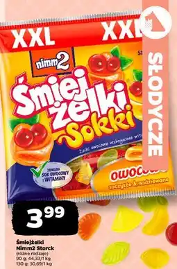 Netto Żelki owocowe Nimm2 Śmiejżelki Sokki oferta