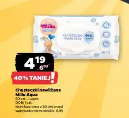 Netto Chusteczki nawilżane aqua Millu oferta